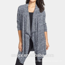 15STC6702 drape front bamboo cardigan